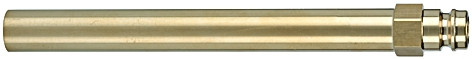 Stecknippel-Rohr DN 9, ohne Absperrventil / Rohr-Außen-ø 14