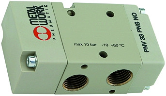 3/2-Wegeventil G 1/8" , NW 5 / pneumatisch betätigt