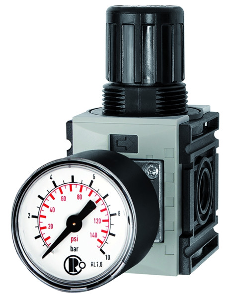 Druckregler »FUTURA-mini«, Standardmano., BG 0, G 1/4, 0,5-8 bar
