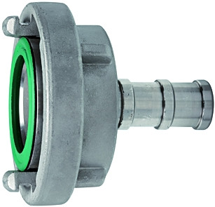 Storz-Kupplung mit Schlauchstutzen, drehbar / Material: Edel