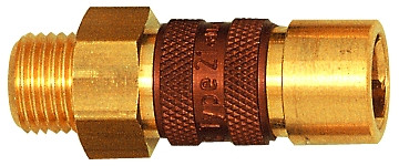 Kupplung / NW 5 G 1/8 außen / braun