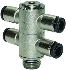 Mehrfach-Steckverbinder "click-clock" drehbar / M 5 AG / Ms