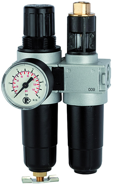 Wartungseinheit 2-tlg. multifix G 1/8 / 0,5 - 10 bar mit Me