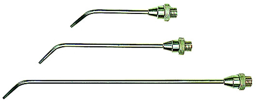 Verlängerungsdüse 250 mm lang/ gebogen/ Gewindeanschluß M12