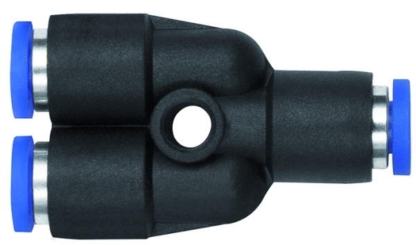 Y-Steckverbindung »Blaue Serie« mini, für Schlauch-Außen-Ø 4