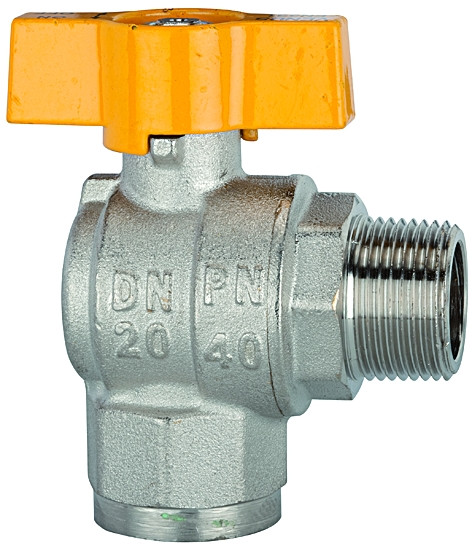 Kugelhahn/ R / RP 1/2 i/a - Eckform -