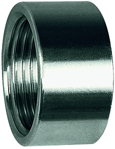 "Muffe rund, kurze Ausführung / G 1/8"" Edelstahl"