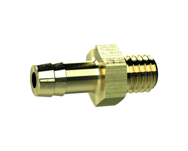 Einschraubschlauchtülle, M3, für Schlauch LW 2 mm, SW 5, MS