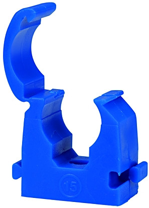 Rohrklemme / Polypropylen / für Rohr Außen-ø 22 mm / Farbe: