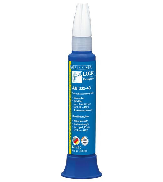 WEICONLOCK AN 302-43 50 ml Pen-System , Farbe : blau