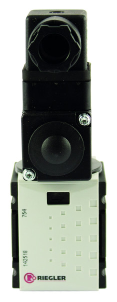 Riegler-Verteiler »FUTURA-mini« BG 0, G 1/4, mit Druckschalter 0,5-10 bar