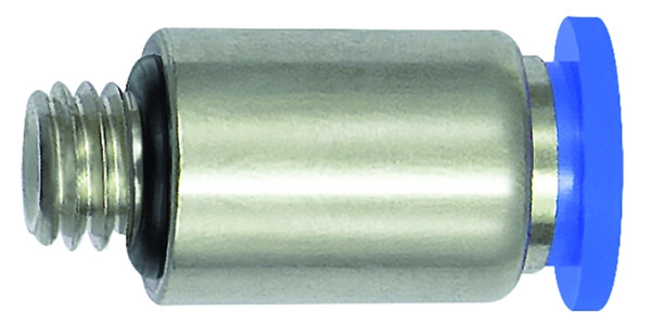 Gerade Steckverschraubung »Blaue Serie« mini, rund, M5