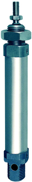 Rund-Zylinder (ISO 6432) / M 5 Kolben-ø 10mm / Hublänge 10mm