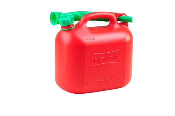 RES-KANISTER #8120 , PE, 5 L , ROT, MIT AUSLAUFROHR