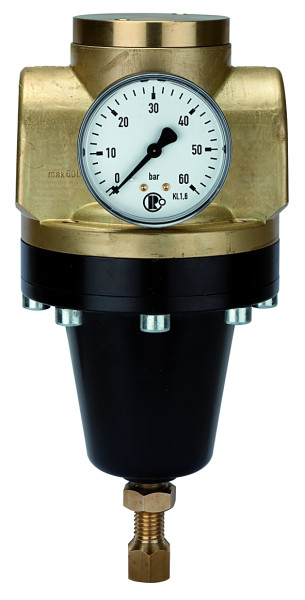 Hochdruckregler 60 bar / G 3/8 innen, zylindrisch nach DIN E