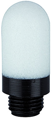 RIEGLER - SCHALLDÄMPFER G 1/8" Vyon weiß, mx 10 bar, max 70 °VC