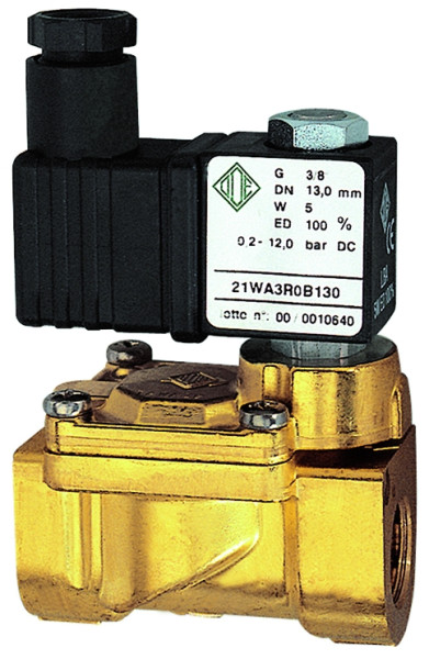 Riegler-Magnetventil 2/2-Wege-Ausführung, G 3/8"