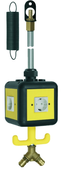 Versorgungseinheit "Aircube" 4 Schuko-Steckdosen 16A 2p+ E