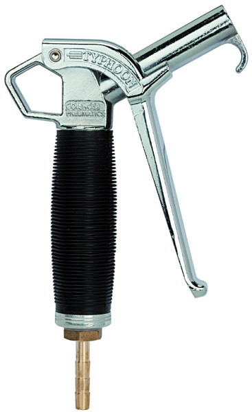 Hochleistungs-Blasepistole >>Typhoon<< / Aluminium / mit Sch