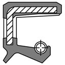 Wellendichtungsring FPM mit Staublippe