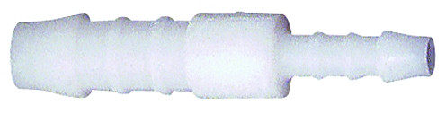 Reduzierstutzen für Schl.i.-Dm 8mm/4mm Azetalharz weiß, Länge 48mm