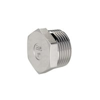 Verschlussstopfen, Sechskant, G 1 1/2, AG, SW 50, ES 1.4408