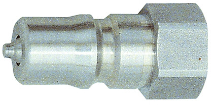 Verschlussnippel / Stecknippel aus Edelstahl 1.4305, G 1/8" IG, PN 250, NW 4,3