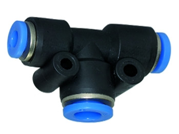 T-Verbinder / Kunststoff Schlauch-Außen-Dm 2x6/4