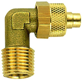 Winkel-Einschraub. G 1/8 außen/ Messing für Schlauch 6 x 4