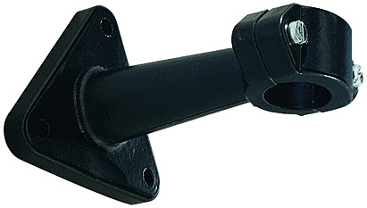 Meßgeräte-Halter / Ausladung 100 Aluminium schwarz
