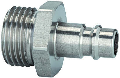 Nippel / Edelstahl G 1/2 aussen