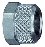 Überwurfmutter M 10x1/ Ms vernick. für Schlauch 6/4