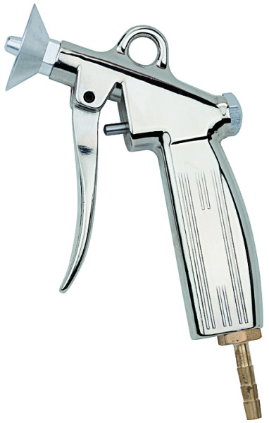 Blaspistole / Alu. Tülle für 6 mm l. W. mit Schutzschild