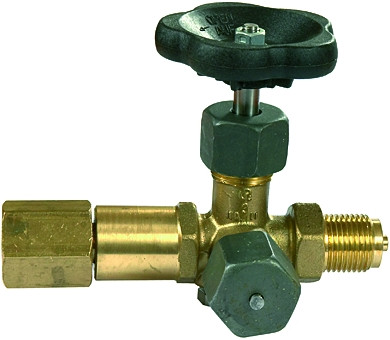 Mano.-Absperrventil / G 1/2 max. 250 bar / Ms blank