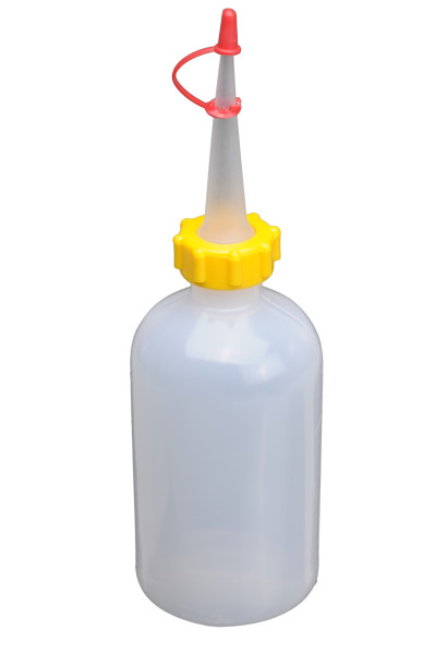 Spenderflasche 250 ml, rund, LD-PE,natur