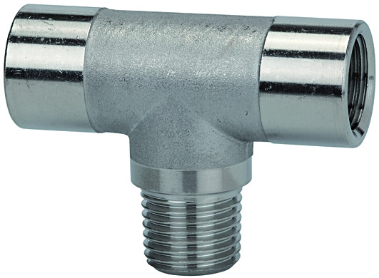 T-Stück / G 3/8/R 3/8 innen/außen/innen, zylindrisch nach DI
