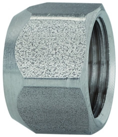 Überwurfmutter / M 10 x 1 gemäß DIN 13 / Edelstahl 1.4404 /