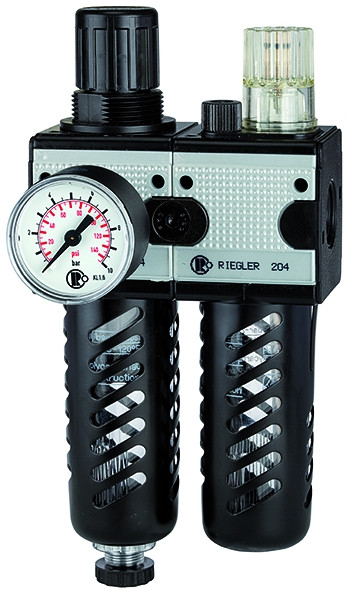 Wartungseinheit 2-teilig multifix G1/4 / 0,5 - 10 bar mit S