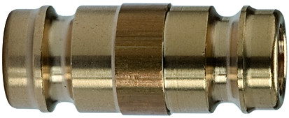 Verbindungsstück DN 6 - DN 6 / Anschluss: 9 mm / Material: M