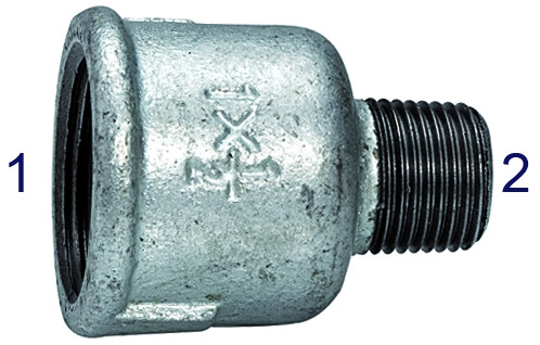 Reduziermuffe 246 / Rp 1 1/4 i. / R 1 a. nach ISO 7/1 / Mate