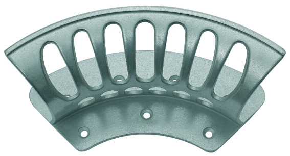 Schlauchhalter, Aluminium unlackiert, klein