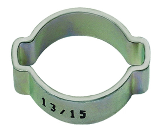 2-Ohr-Schlauchklemme für Außen-Dm 7-9 mm