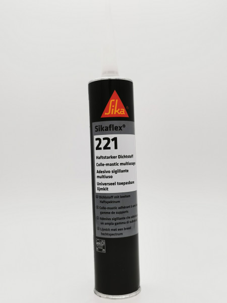 Sikaflex 221 weiss PU-Dichtstoff Kartusche a 300 ml