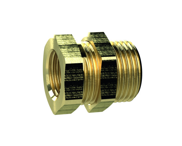 Schottverschraub., M54x2 a., G 1 1/2 i., SW1 60, SW2 65, Messing