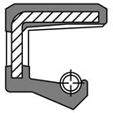 Wellendichtungsring VITON DIN3760 ohne Staublippe