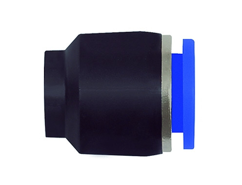 Verschlußkappe "Blaue Serie" f. Schlauch 10 mm AD, Kunststoff schwarz , steckbar , max. 10 bar
