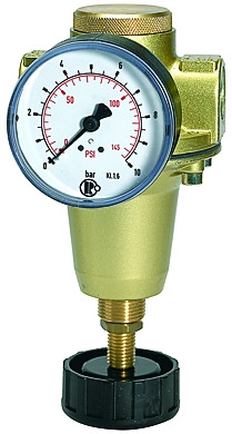Konstant-Druckregler G 3/8 / 0,5-3 bar mit Manometer