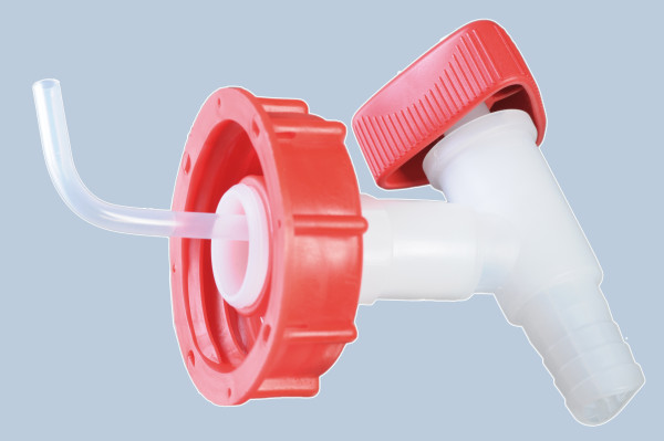 ABLASSHAHN Profi #5505 (alt Artnr.:426700)FÜR 20/30 L KANISTER VERSCHRAUBUNG NATUR