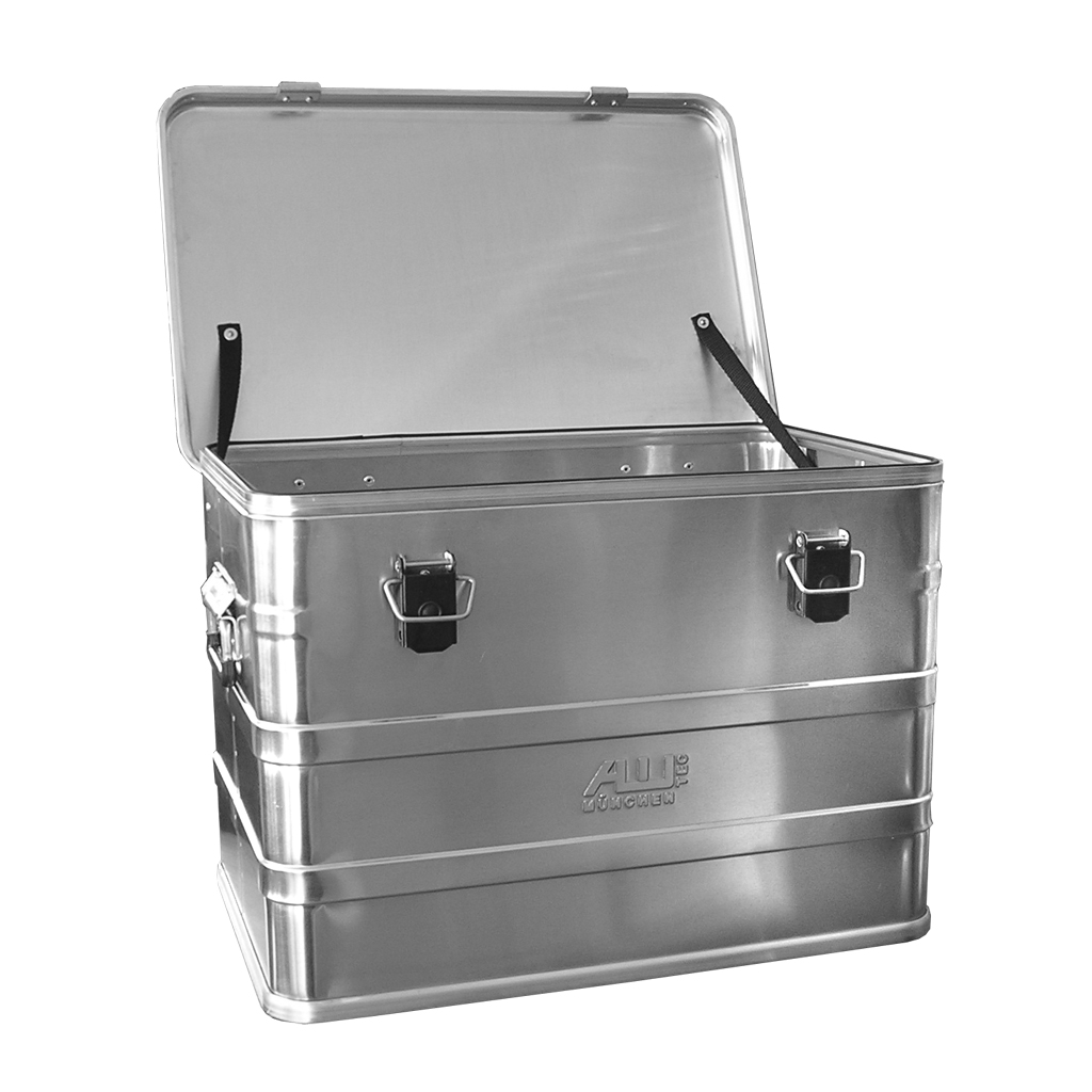 Aluminium-Profi-Box 76 l, silber, Abm.: 385 x 592 x 409 mm ...