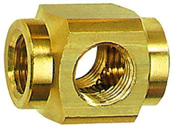 Kreuz-Verteiler M 5 / Messing